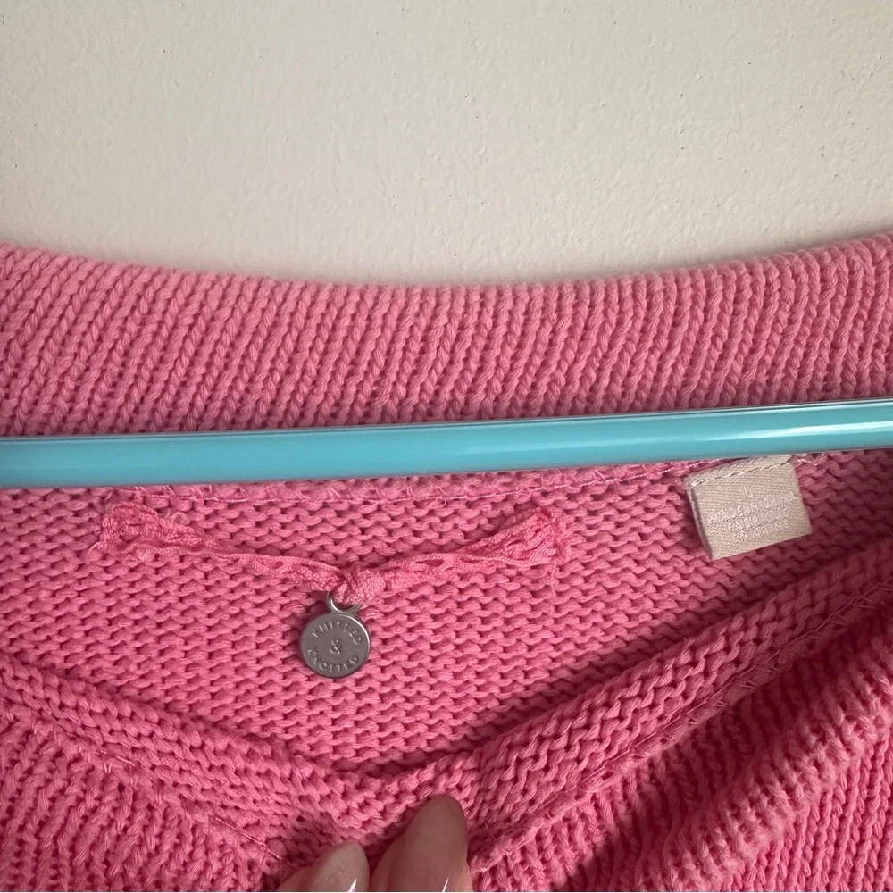 White + Warren Dolman Sleeve Sweater – Size L – Color: Pink - Picture 4 of 6